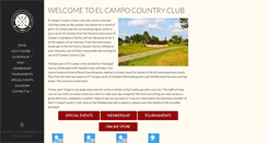 Desktop Screenshot of elcampocountryclub.com