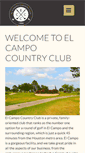 Mobile Screenshot of elcampocountryclub.com